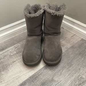 UGG Grey Bailey With Black Lace Boot‎